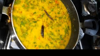 Palanga saga dali  dhaba style palanga dali pakak dal recipe [upl. by Dibru]