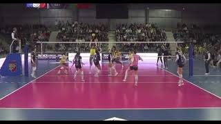 Serena Gray  Beziers Volleyball Highlights [upl. by Yerbua]