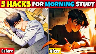 सुबह पढ़ाई कैसे करें l How to study in the morning 😴  morning me kaise padhai kare  glan x teach [upl. by Onailil]