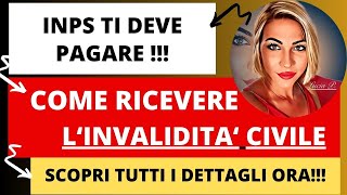 ✅ Invalidità Civile INPS ti deve Pagare  devi saperlo [upl. by Coats]