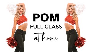 POM COMBO  TIPSEXERCISES  Learn at Home Beginner  Intermediate College Dance Team Style [upl. by Octavia]