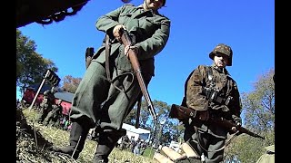 Captured by Germans at a WWII Reenactment  Lauer Farms 2022 Friday Afternoon Battle [upl. by Aruasi]