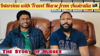 Interview with a Travel Nurse from Australia  Challenging job Nursing job in Australia 🇦🇺 vs UK🇬🇧 [upl. by Oslec]