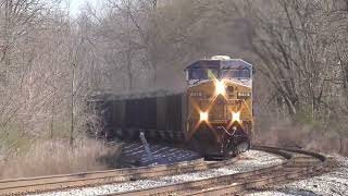 CSX C642 Loaded Coal Train from Lodi Ohio March 29 2024 [upl. by Ibocaj]