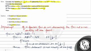 Que Consider the function f left frac 1 2 1 right rightarrow mathbb R defined by [upl. by Inglebert665]