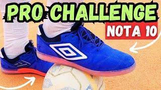 TESTE REAL NA QUADRA⚽ CHUTEIRA FUTSAL UMBRO PRO CHALLENGE ENTROU NA BRIGA DAS MELHORES FUTSAL 2024⁉ [upl. by Terrene]