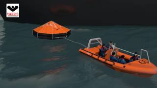 VIKING DavitLaunched Liferaft 3D Instructions [upl. by Judy995]