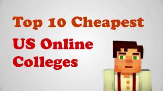 Cheap Colleges  Cheapest colleges in USA Affordable college online list [upl. by Kifar31]