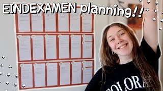 PLANNING MAKEN VOOR EINDEXAMEN LEREN hoe doe je dit  tips hiervoor VLOG [upl. by Mis912]