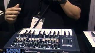 Arturia Mini Brute Analog Synth  NAMM 2012 [upl. by Herries398]