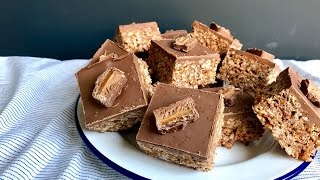 Mars Bar rice crispy squares recipe [upl. by Klos689]