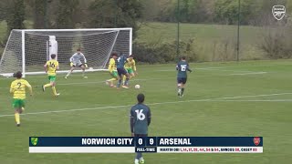 Arsenal vs Norwich City 90 U18s  7 Goals by Martin Obi  27042024 [upl. by Atiuqet898]