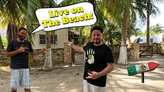 Tour of 3 Mexican Beach Properties on Yucatan Coast 🇲🇽 Living in Telchac Puerto [upl. by Yla]