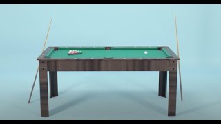 Vidéo Lifestyle du Billard Américain convertible [upl. by Nies]