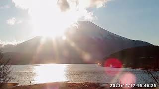 【LIVE】山中湖からの「富士山ライブカメラ」 quotmount fuji live cameraquot from Lake Yamanakako [upl. by Elspeth]