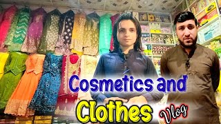 Cosmetics and clothes  Makeup ka saman 😍 [upl. by Yttam]