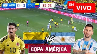 🔴 Argentina vs Colombia EN VIVO  Final Copa América 2024 [upl. by Nonohcle]