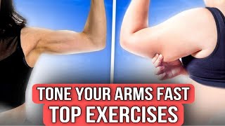 Eliminate Flabby Arms in 10 Minutes  Easy Home Exercises for Slimming Arms [upl. by Rosenfeld562]