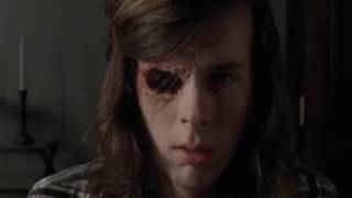 Carl se quita la venda ante Negan  TWD 7x7 [upl. by Brout]