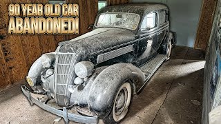 90 Years Old ABANDONED Barn Find Chrysler Our Oldest Detail Ever [upl. by Nairim]