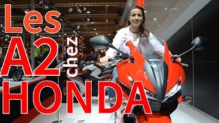 Salon de Lauto Bruxelles 2016  Les Motos Honda A2 [upl. by Christi]