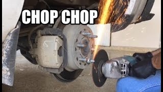 Installing Wheel Spacers on Lifted Silverado with 33s [upl. by Dorita206]