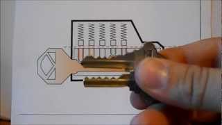 How to unlock a schlage lock with a bump key and how to make it [upl. by Irrab740]