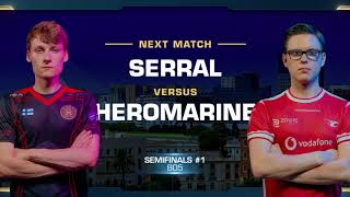 Serral vs HeroMarine ZvT  Semifinals  WCS Valencia 2018  StarCraft II [upl. by Daphie]