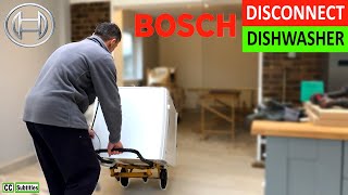 How to Disconnect a Bosch Dishwasher for Recycling or Moving Property [upl. by Eilsew158]