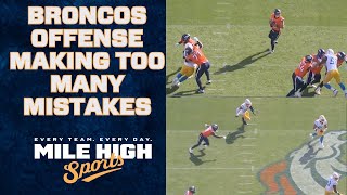 Denver Broncos Film Room Bo Nix Offense have too many mistakes vs Chargers [upl. by Andrien]