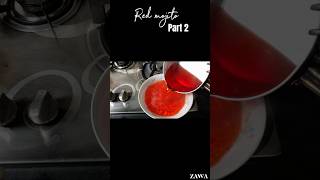 Part 2 of making Red Mojito Drink Recipe mojito mojitorecipe mojitodrink mojitolovers mojito [upl. by Amimej]