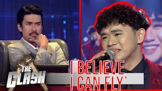 Vilmark Viray gives an astonishing performance of I Believe I Can Fly  The Clash 2021 [upl. by Dranek]