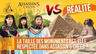 LQCG  La taille des monuments estelle respectée dans Assassins Creed Origins [upl. by Ellehcar]