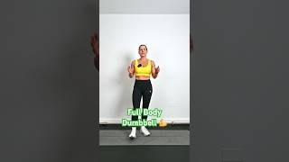 25 MIN DUMBBELL CIRCUIT FULL BODY HOME WORKOUT dumbbellcircuit dumbbellexercises shortsvideo [upl. by Cleland]