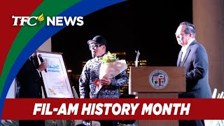 LA celebrates FilAm History Month with starstudded lighting ceremony  TFC News California USA [upl. by Hsakaa]