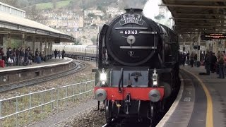 Steam Trains through Bath 2011 [upl. by Aihsilef]