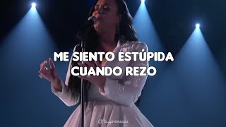 Demi Lovato  Anyone  español GRAMMYs Performance 2020 [upl. by Firahs302]