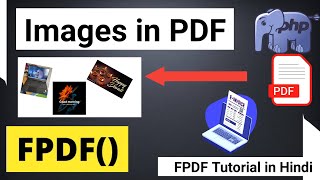 Image in PDF  PHP PDF Image  How to Set Image in PDF  FPDF Library  FPDF Tutorial in Hindi [upl. by Harris]