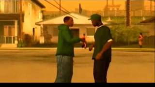 Gangster Party 2pac song GTA SA pics of characters  video [upl. by Alorac]