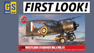 2024 NEW AIRFIX LYSANDER 148  first box review [upl. by Senalda155]