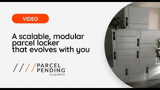 Parcel Pending Lite by Quadient  A modular design [upl. by Ainaled]