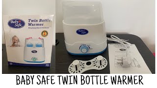 Baby safe twin bottle warmer sterilizer botol susu [upl. by Hodgson501]