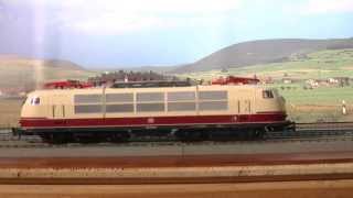 Roco HO DB BR103 DCC SOUND [upl. by Ycats508]