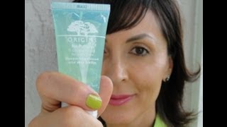 ORIGINS No Puffery Cooling Mask For Puffy Eyes [upl. by Anilecram]