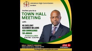 JHC Town Hall Meeting With His Excellency Alexander Williams [upl. by Neelhtak]