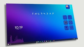 This is the BEST Windows 10 Customization with Rainmeter [upl. by Bouley]