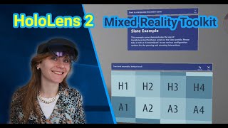 HoloLens 2 MRTK  Slate Example Tutorial [upl. by Nodnab]