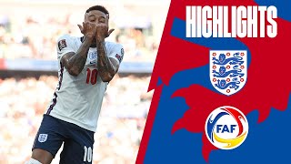 England 40 Andorra  Lingard Brace Kane amp Saka on Target  World Cup 2022 Qualifiers  Highlights [upl. by Aylward]