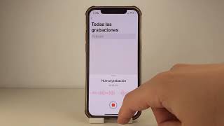 COMO GRABAR LA VOZ EN IPHONE 🟢 [upl. by Ayyn]