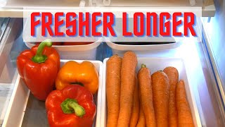 How to Keep Fruits and Vegetables Fresh Longer [upl. by Allison]